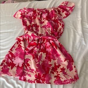 Floral Pink Women’s Romper